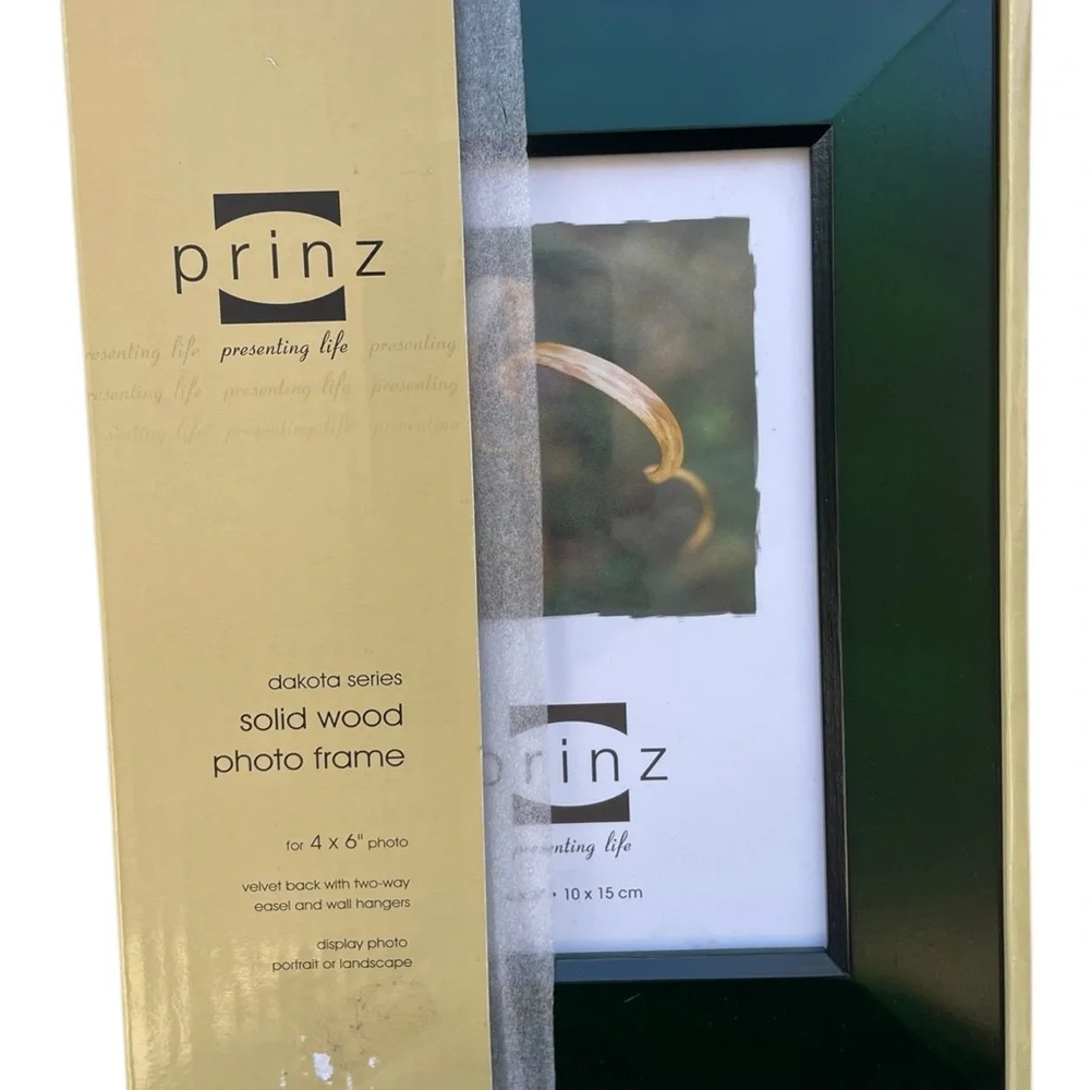 Prinz Dark Green Picture Frames Dakota Collection 4x6 New
